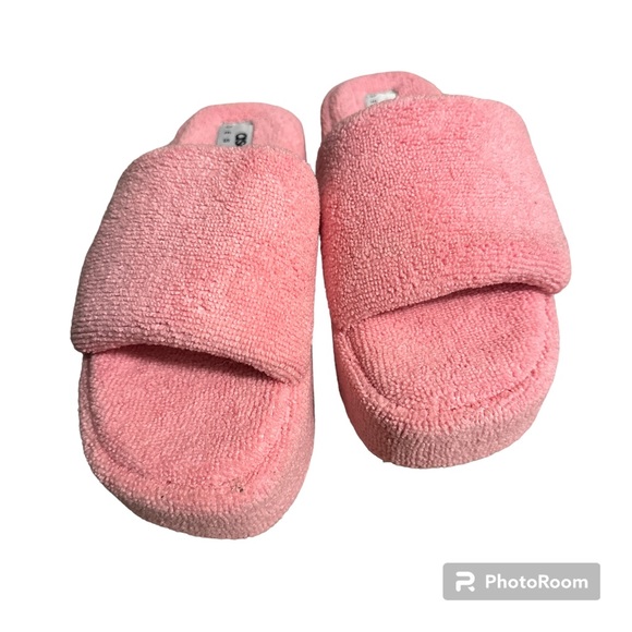 ASOS DESIGN Taya padded flatform sandals in pink - Picture 6 of 11